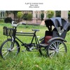Rickshaw Model Retro Design Decorative Interesting Alloy 3 Wheel Rickshaw