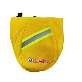 FireStation Innovations SCBA MASK BAG - Heavy Duty Firefighters Bags with Multiple Pockets| Respirator Bags with Sleek Design and Extra Storage (Yellow)