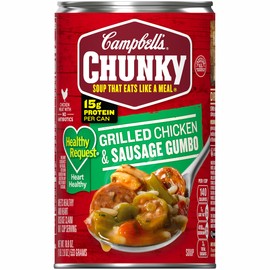 Campbell's Chunky Healthy Request Soup, Grilled Chicken & Sausage Gumbo, 18.8 oz