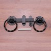 Heavy Duty Epoxy Black 6" 150mm Twisted Ring Gate Latch