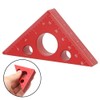 FTtool 3D Triangular Ruler Measuring Height Gauge Aluminum Alloy Markings