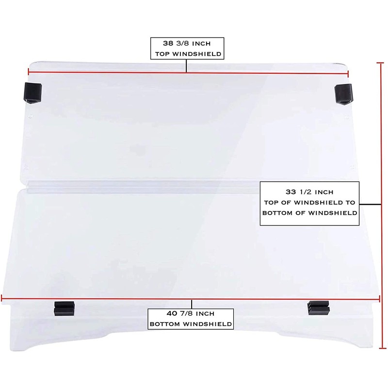 GCA EZGO TXT Folding Tinted Windshield 1994-2013