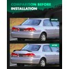 SCITOO ABS Rear Trunk Spoiler Wing with 3rd Brake Light