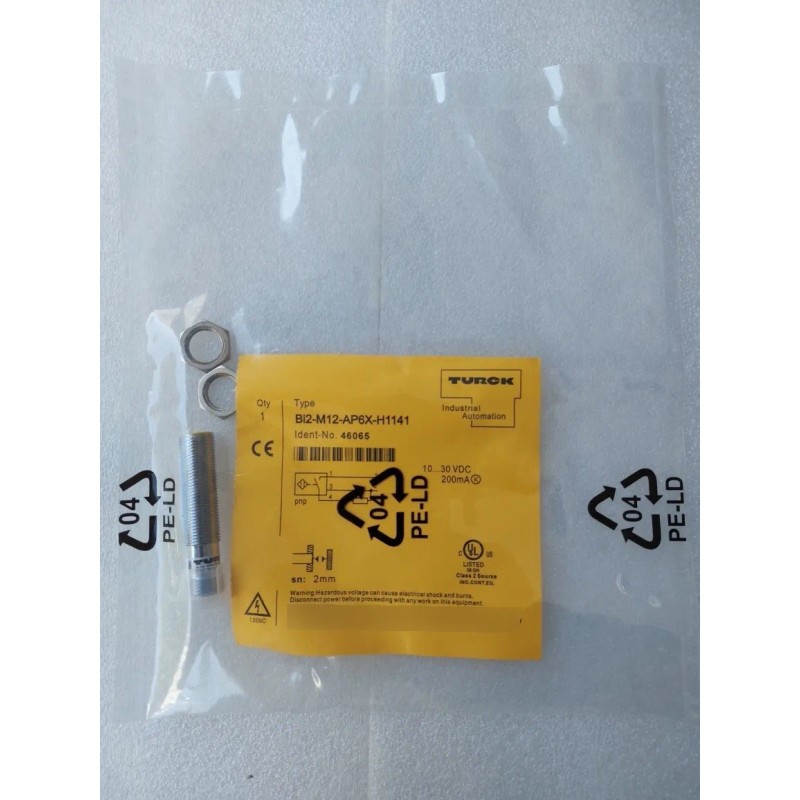 Bi2-m12-ap6x-h1141 Sensor Inductivo Turck Pnp Na M12