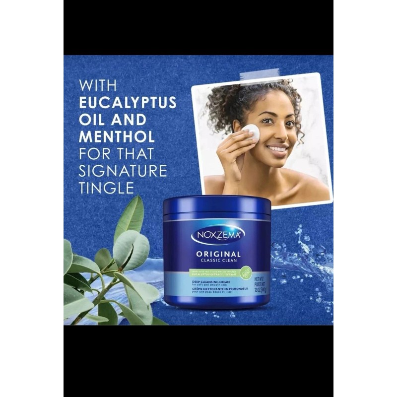 Noxzema 2x Noxzema Original Deep Cleansing Cream 2oz – Refreshing