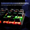 biojee Wired 87-Key Mechanical Gaming Keyboard Rainbow Backlit Keyboard For