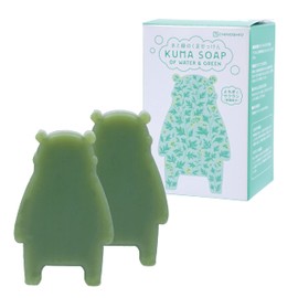 Jichiosha Water and Green Kusume Soap, Ys, 4.1 oz (110 g) x 2, Wormwood, Cherry (Moisturizing Ingredient), For Dry Sensitive Skin