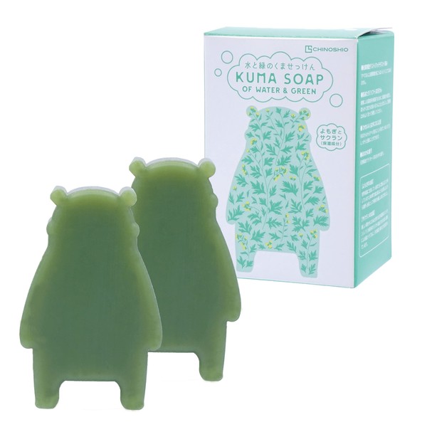Jichiosha Water and Green Kusume Soap, Ys, 4.1 oz (110