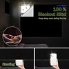 300x145cm Blackout Blinds Stick On, Temporary 100% Blackout Window Film,