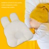 Baby Pillow Recessed Rabbit Ear Shaped 21.5cm Width Soft Breathable