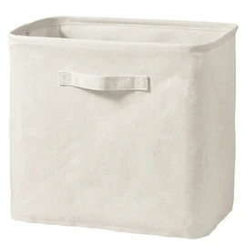 Muji 12403449 Soft Box, Large, Width 14.6 x Depth 10.2 x Height 13.4 inches (37 x 26 x 34 cm), Polyester Linen, Rectangle, Colorless