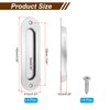 PATIKIL Recessed Finger Flush Pulls 5" 4 Pcs Pocket Door