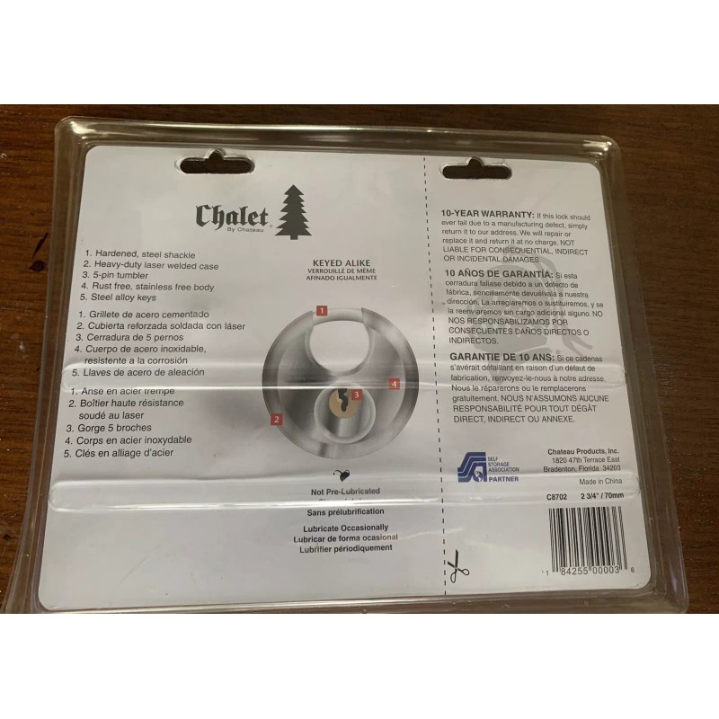 Chateau Chalet by Chateau Self Storage C8702 C870-2 Twin Pack