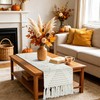 Fall Boho Table Runner with Tassels, Woven Farmhouse Decor, 12x48
