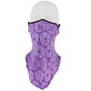 Earbags NG0001 Multifunctional Neck Warmer Circles Purple