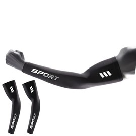 JISON21 Arm Cover, Cold Feeling, Arm Sleeve, Men's, Summer, UV Protection, Reflective Strap, Cool Arm Compression Series, Arm Cover, Sunscreen, Sweat Absorbent, Quick Drying, Anti-Slip, Running