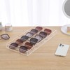 AJIODA Acrylic Sunglass Storage Box, 6-Layer Eyeglass Organizer Make-up Storage