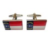 Kiola Designs North Carolina State Flag Cufflinks