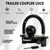 AUTOXBERT Universal Coupler Lock Trailer Locks Ball Hitch Trailer Hitch