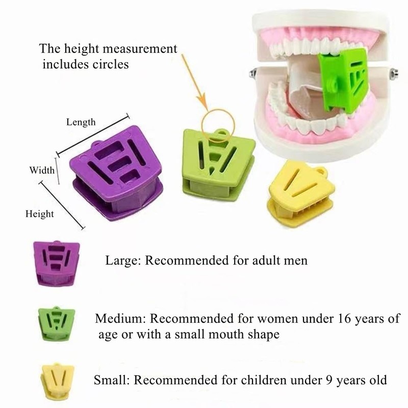 Dental Bite Blocks Mouth Props Silicone Dental Bite Blocks Multi