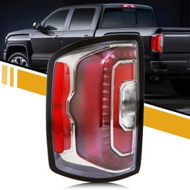 LIWEDFG LED Tail Light Assembly Compatible with GMC Sierra 1500 Denali 2014 2015 2016 2017 2018, LED Type Brake Rear Lamp Replacement for 84365930 84233587 GM2800295, Left Driver Side Taillight