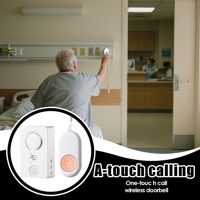 Bed Alarm | Bedside Wireless Warning Bell | Smart Waterproof
