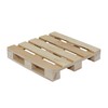 Creative Hobbies 6-Pack Mini Wood Pallet Coasters for Beverages, Hot