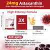 Astaxanthin 24mg with MCT Oil, Astaxanthin Antioxidant Supplements with Ashwagandha,