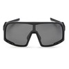 CHPO Unisex Henrik Sunglasses, Matte Black, 60, Matte black