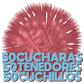 VP VIVA PAPER Paper Cutlery (Pink)