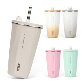 TYESO Tumbler with Straw, 2025 Upgraded Version