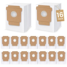 LBLVBNEWD Q0520 Bolsas de polvo de repuesto para aspiradora iRobot Roomba Q0520/ 105 Vac/ 105 Combo/Plus 405/Plus 505 Combo/Max 705 Vac, paquete de 16