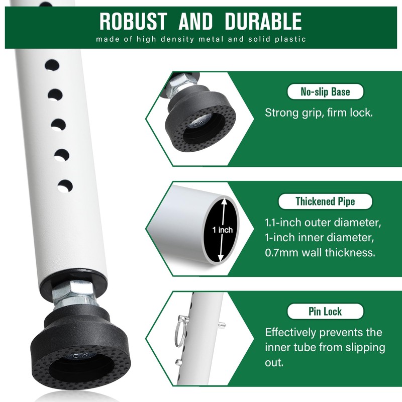 Sliding Door Security Bar, Child Safety Window Locks for Up