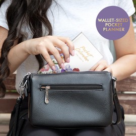 Pocket Calendar 2026-2027 for Purse,Small Pocket Planner 2026-2027 for Purse 3.5×6.5In,24 Month Organizer from Jan 2026- December 2027 Mini Planner with Pvc Cover for Organizing & Planning