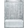 Vinyl Plastic Long Shower Curtain Liner. Plastic Shower Curtain for