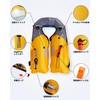 Owntop Automatic Inflatable Life Jacket with Pockets & Transparent Window,
