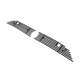 APS Premium Aluminum Black Horizontal Billet Grille Grill Insert Compatible with Chrysler 300C 300S 2015 2016 2017 2018 2019 2020 2021 2022 2023 with Adaptive Cruise Control Lower Bumper N19-H08366R