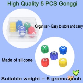 Gonggi Korean Game Stones Traditional Play Game Korean Folk Sets Family Travel Party Games Valentine's Day Gifts