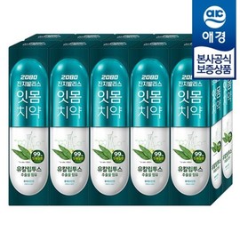 Aekyung 2080 Gingivalis Eucalyptus Toothpaste 150g x 10 packs (+ 2 toothbrushes) / 애경 2080 진지발리스 유칼립투스 치약 150g x10개 (+칫솔 2입)