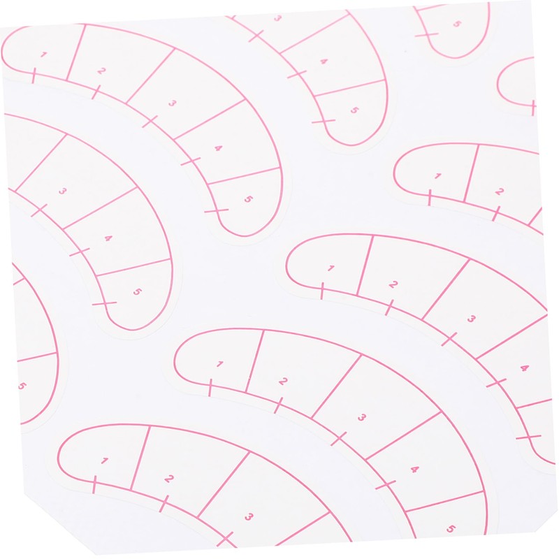 Ipetboom Eyelash Isolation Pads 70 Sheets Dual Scale Lash Mapping