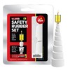 Ner Mitzvah Safety Rubber Set for Oil Candle Cups -
