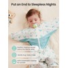 GROWNSY Transitional Swaddle Sleep Sack 6-12 Months,Starfish Design Baby Swaddle