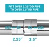 Universal 2.25" ID 2.5" ID Exhaust Pipe Adapter Connector Reducer