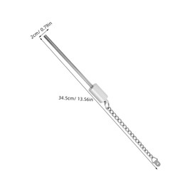 Gatuida Patio Umbrella Pin Chain Stabilizer Metal Fixed Accessory for Outdoor Umbrellas Durable Locking Mechanism for Windy Conditions for Patios Decks and Balconies