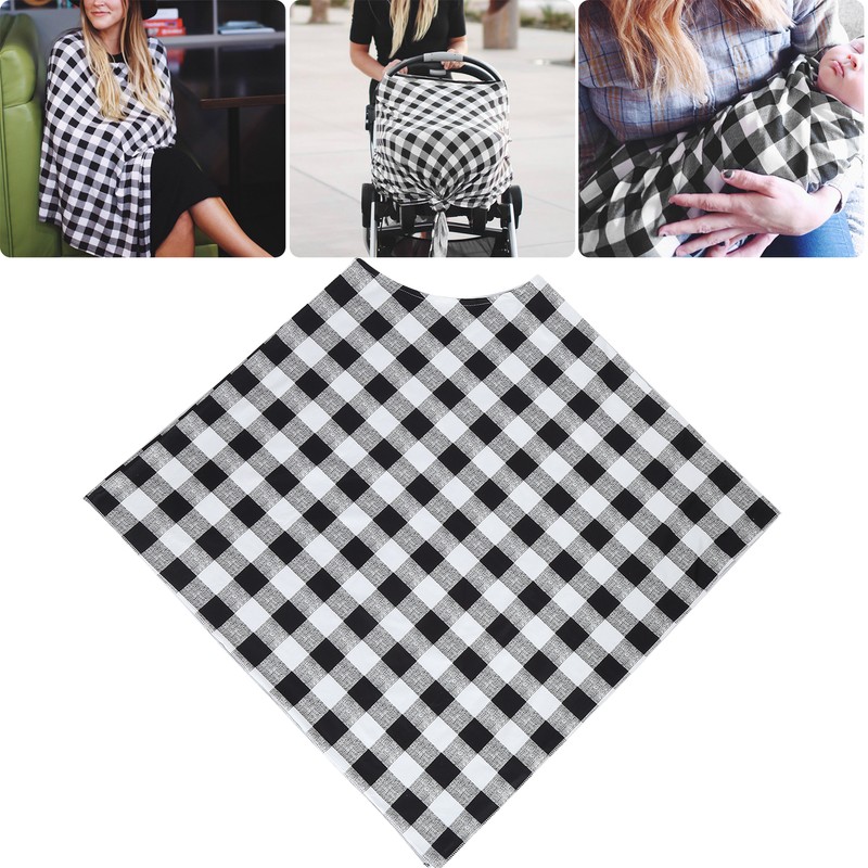 Breastfeeding Scarf Poncho MultiFunction Baby Nursing Cover Infant Car Seat