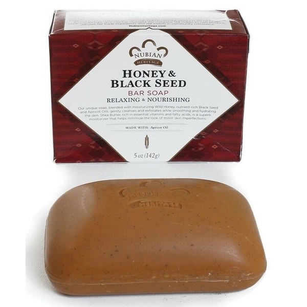 Nubian Heritage  "Honey & Black Seed"  5oz Soap / Shea Butter Bar