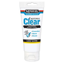 Minwax 40802 6-Ounce Clear Low Gloss Color Wiping Stain and Finish