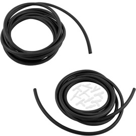 Mean Mug Auto 81120-8133A 2x Windshield Washer Hose Kit Universal - 3 Meters Fluid Hose with 10x Windshield Washer Hose Connectors (I-Y-T-type)