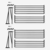 YardYonder 2 Packs Garage Wall Shelving, 46.5"x 24" Heavy Duty