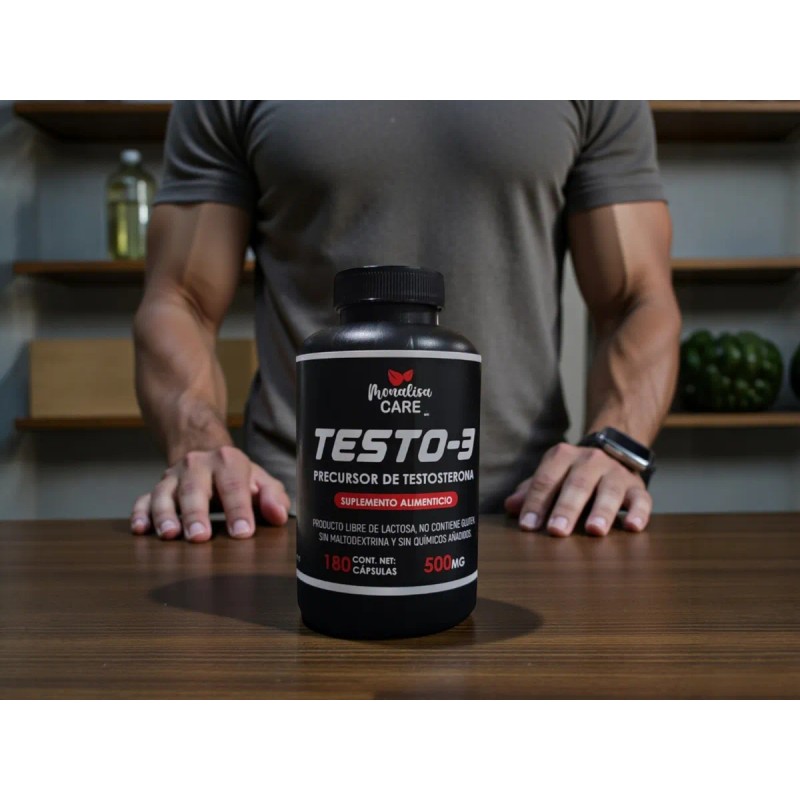 Testo3 Vit Hombre Pronto Efectivo Precursor Natural 180 Cap Sin